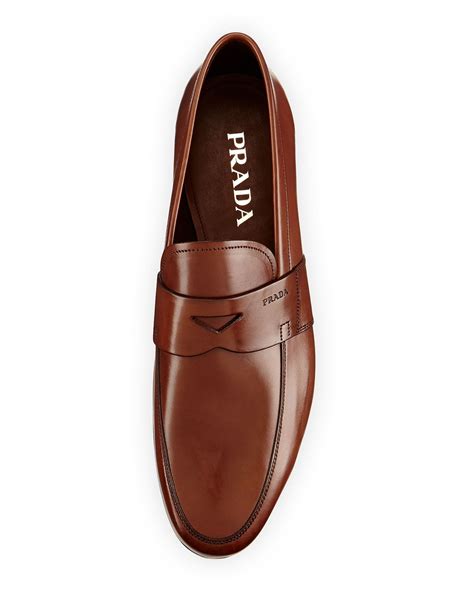 brown prada loafers|clearance prada loafers.